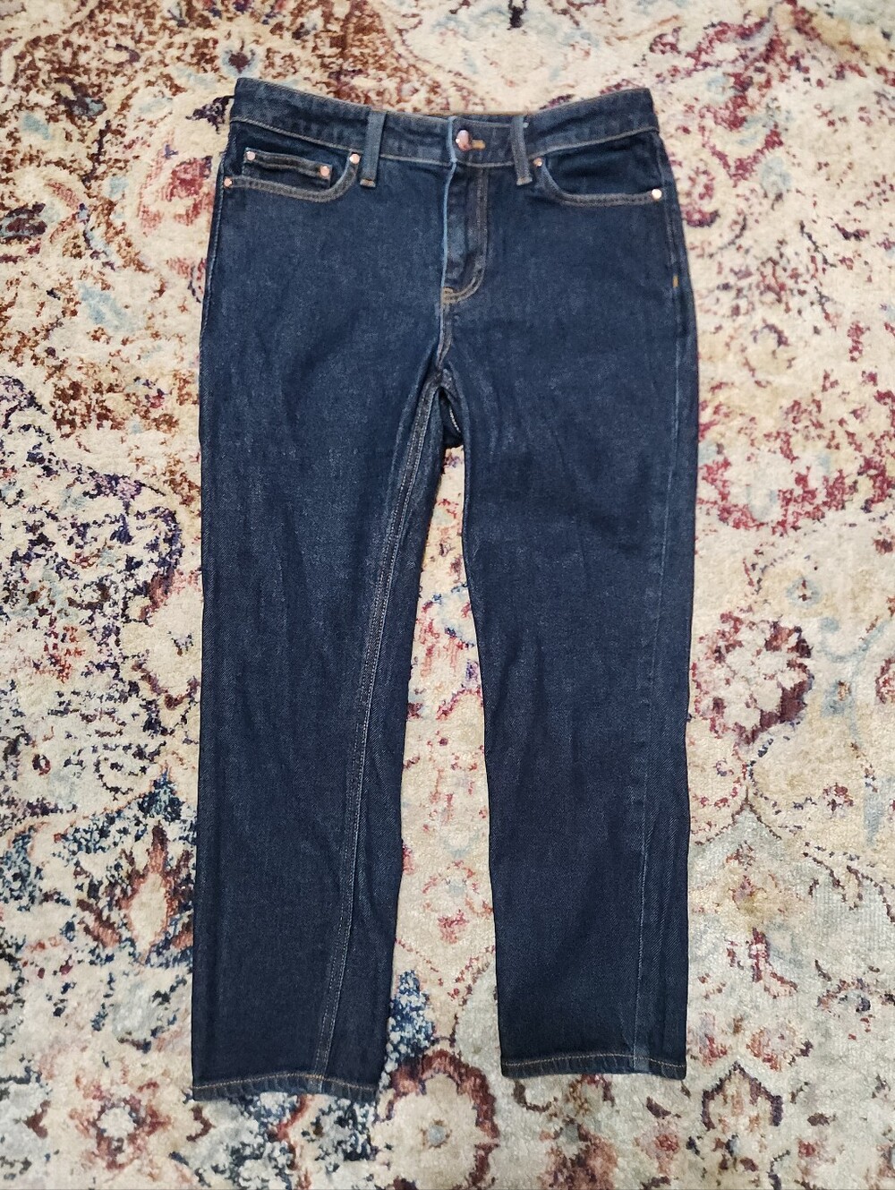 Talbots Slim Straight Ankle Jean Dark Wash Size 2 Petite